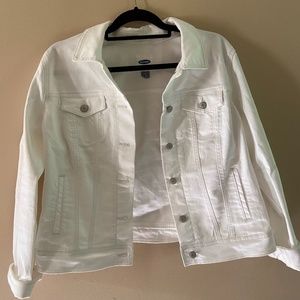 White Denim Jacket